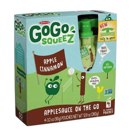 GOGO SQUEEZ GoGo Apple Cinnamon, PK48 120433